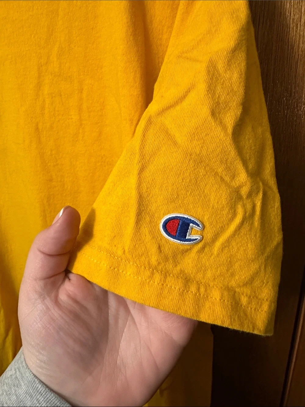 Champion Bright Yellow Short Sleeve Tee - Picture 3 of 4